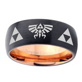 8mm-Legend-of-Zelda-Dome-Tungsten-Carbide-Rose-Gold-Anniversary-Ring