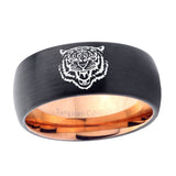 10mm-Lion-Dome-Tungsten-Rose-Gold-Custom-Ring-for-Men