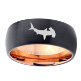 10mm-Hammerhead-Shark-Dome-Tungsten-Rose-Gold-Custom-Ring-for-Men
