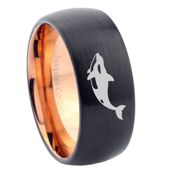 10mm-Keller-Whale-Dome-Tungsten-Rose-Gold-Custom-Ring-for-Men