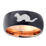 10mm-Otter-Dome-Tungsten-Rose-Gold-Custom-Ring-for-Men