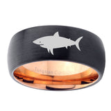 10mm-Shark-Dome-Tungsten-Rose-Gold-Custom-Ring-for-Men