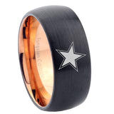 8mm-Cowboys-Star-Dome-Tungsten-Carbide-Rose-Gold-Anniversary-Ring