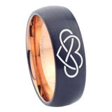 8mm-Infinity-Love-Dome-Tungsten-Carbide-Rose-Gold-Band-Ring