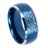8mm-Celtic-Dog-Dome-Brushed-Blue-2-Tone-Tungsten-Wedding-Band-Ring
