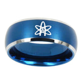 10mm-American-Atheist-Dome-Brushed-Blue-2-Tone-Tungsten-Carbide-Rings-for-Men