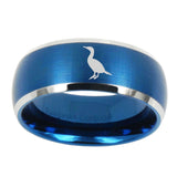 10mm-Cormorant-Dome-Brushed-Blue-2-Tone-Tungsten-Mens-Wedding-Band