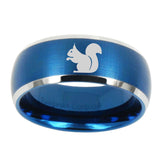 10mm-Squirrel-Dome-Brushed-Blue-2-Tone-Tungsten-Mens-Wedding-Band