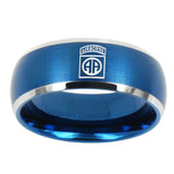10mm-Army-Airborn-Dome-Brushed-Blue-2-Tone-Tungsten-Mens-Engagement-Ring