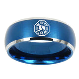 8mm-Lost-Dharma-Dome-Brushed-Blue-2-Tone-Tungsten-Wedding-Engraving-Ring