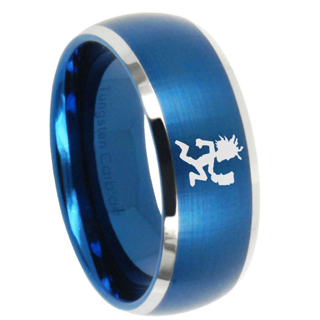 Christian Cross Tungsten Carbide Wedding Ring Set