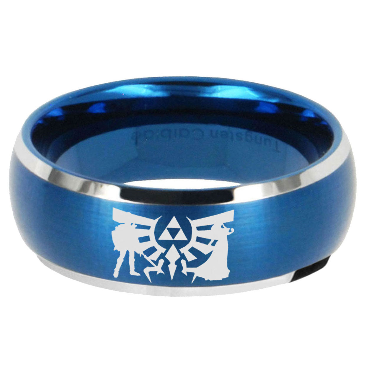 5MMZelda Link Dome Matte Blue Carbon Fiber Rings
