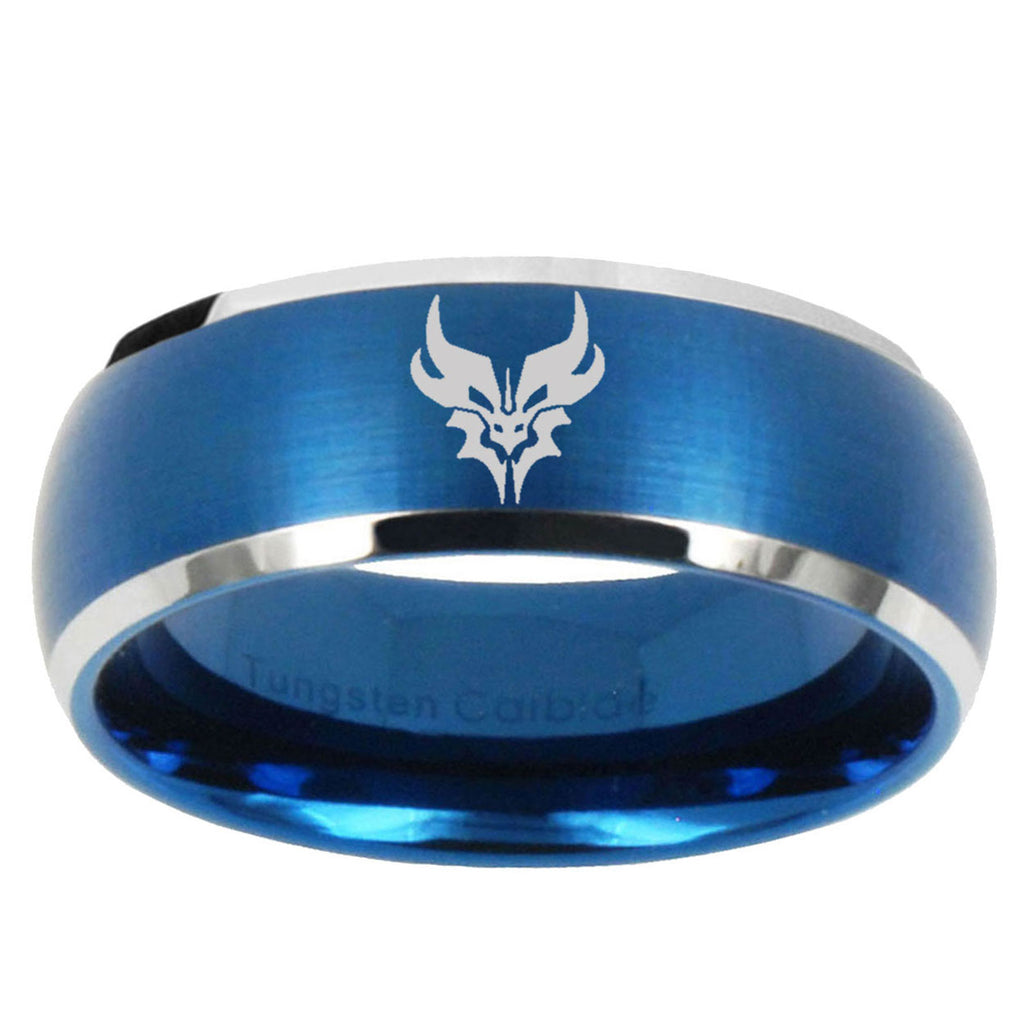 5MMTransformers Shatterback Dome Matte Blue Carbon Fiber Rings