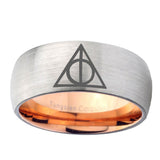 8mm-Deathly-Hallows-Dome-Tungsten-Carbide-Rose-Gold-Anniversary-Ring