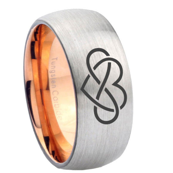 8mm-Infinity-Love-Dome-Tungsten-Carbide-Rose-Gold-Anniversary-Ring
