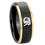10mm-CTR-Design-Gold-Step-Edges-Black-Tungsten-Carbide-Anniversary-Ring