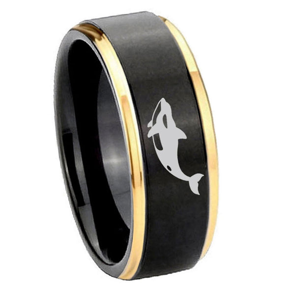 8mm-Keller-Whale-Gold-Step-Edges-Tungsten-Carbide-Mens-Wedding-Ring