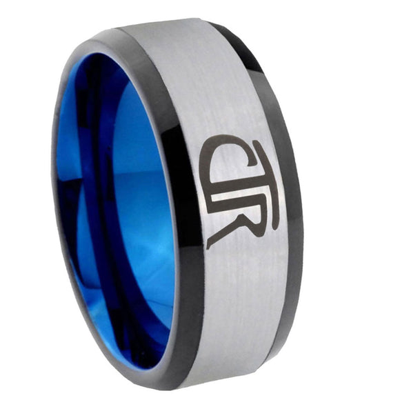8mm-CTR-Beveled-Tungsten-Carbide-Silver-Blue-Mens-Promise-Ring