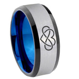 8mm-Infinity-Love-Beveled-Tungsten-Carbide-Silver-Blue-Mens-Promise-Ring