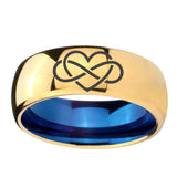8mm-Infinity-Love-Dome-Gold-Blue-Tungsten-Carbide-Wedding-Ring