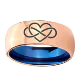 8mm-Infinity-Love-Dome-Rose-Gold-Blue-Tungsten-Carbide-Wedding-Ring