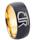 8mm-CTR-Dome-Black-Gold-Tungsten-Carbide-Wedding-Ring