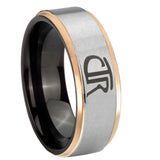 8mm-CTR-Gray-Rose-Gold-Step-Edges-Tungsten-Carbide-Mens-Ring