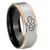 8mm-Infinity-Love-Gray-Rose-Gold-Step-Edges-Tungsten-Carbide-Mens-Ring