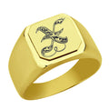 Stainless-Steel-Signet-Rings,-Royal-Font-Initial-X,-Monogram-Mens-Wedding-Band
