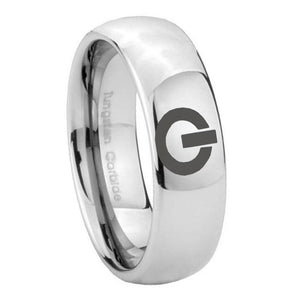 10mm Power Mirror Dome Tungsten Carbide Custom Ring for Men