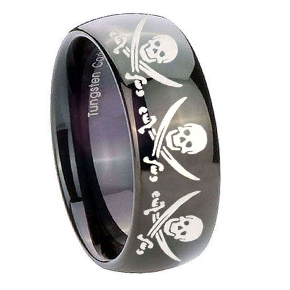 Tungsten skull store ring