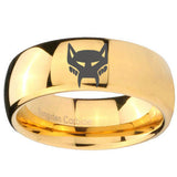 10mm Maximal Dome Gold Tungsten Carbide Men's Engagement Ring