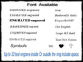 Inside Text Engraving Service